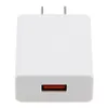 Портативный мобильный телефон Chargers US Plug Home 10W Adapter Adapter для зарядного устройства для Samsung Galaxy S10 Huawei Android телефоны