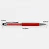 Crystal 2 In 1 Touch Pen Ballpoint Pens voor alle capacitieve schermapparaat kleurrijke stylus potlood voor mobiele telefoon pc -tablet