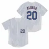 Jersey de béisbol Mark Canha Eduardo Escobar Tylor Megill Kodai Senga David Peterson Mike Piazza Hampton Francisco Alvarez Nido Baty Tom Seaver Edgar Alfonzo Ventura