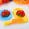 10 PCSSET KIDSシミュレーションキッチンおもちゃクラシック木製果実野菜カット教育モンテッソーリおもちゃのおもちゃギフト220725