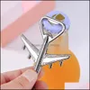 Openers Kitchen Tools Kitchen Dining Bar Home Garden Ups Retro Airplane Beer Bottle Opener Aircraft Keychain Alloy Plane Shape Op Dhc0C
