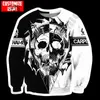 PLstar Cosmos 3DPrinted est Carpenter Skull Custom Name Unique Funny Hrajuku Streetwear Unisex Casual Hoodies Zip Sweatshirt 220713