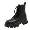 Martin Boots Women 2022 Новая осенняя зимняя платформа Knight Leath