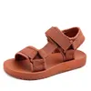 Sandales d'été pour garçons, chaussures décontractées pour enfants, en caoutchouc, respirantes, à bout ouvert, pour la plage, G220523, 2021