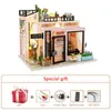 Diy Dollhouse Kit Miniature Building Music Roombox Little House Wooden Doll House Furniture Xmas Birthday Gift Toys For Children
