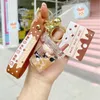 Keychains Pearl Milk Tea Bear in Oil Keychain Hanger Fashion schattig voor vrouwen Acryltas Kleine accessoires GiftKeyChains Forb22