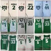 2 Jaren Jackson Jr. Jersey 22 Miles Bridges Jersey 44 Nick Ward 5 Cassius Winston 33 Magic Johnson Herr 2022 NCAA Stitched College Basketball Tröjor