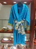 Luxury Baroque Bathrobe Newest Color Bath Night Robe 100% Cotton Couple Women Men Bathrobes Home Unisex Sleep Robes1