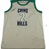 Nikivip UOMINI DONNE personalizzato qualsiasi nome qualsiasi numero GIOVANI personalizzato XXS-6XL Maglia da basket Lonzo Ball Chino Hills Grey High School