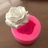 Flower Bloom Rose Shape Silicone Fondant Soap 3D Cake Mold Cupcake Jelly Candy Chocolate Decoration Baking Tool Moulds 220815