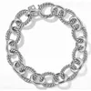 Jewelry Mens Dy Trend Bracelet Gold Charm Designer Women Platinum Twisted Wire Bracelets Hot Round Plated Head Hemp Fashion Versatile Selling Jewelrys