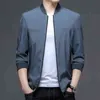Nuovo marchio di design di lusso moda casual slim fit coreano autunno bomber giacca da uomo pianura giacca a vento cappotti da baseball abbigliamento uomo Y220803