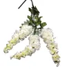 Couronnes De Fleurs Décoratives 5pcs Branches D'hortensia Artificielles De Vigne De Fleur De Glycine En Soie 43.3 "Pour La Maison De Mariage Décoration Florale