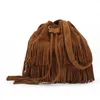 Sacs de soirée Rétro Faux Daim Fringe Femmes Messenger Fourre-Tout Sac À Main Gland Épaule Sacs À Main Bandoulière Sac Bolsa Feminina 2022Evening