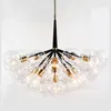 Lampes suspendues spécial salon LED lumières verre bulle boule lampe décoration de la maison luminaires suspendus