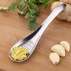 Stainless Steel Spoon Ginger Press Grinder Household Kitchen Tools Melon Fruits Grinding Tool Garlic Masher
