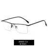 Güneş Gözlüğü Çerçevesiz Erkekler Gözlük Dikdörtgen Gözlükler Adam Basit Trendy Anti-Mavi Işık Bilgisayar Office Şeffaf Gözlük Avrupa Okullar