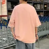 半袖Tシャツ男性カジュアルメンズコットンプラスサイズTシャツOネック夏ティーランニングファッションTシャツ4xl 5xl