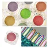 12 colori laser camaleonte pavone glitter polvere specchio olografico polvere pigmento polvere cromo luccica vernice gel UV
