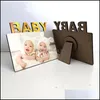 Frames en modings kunst ambachten geschenken cadeaus home tuin sublimatie blanco po frame ornamenten diy warmte transfer album bureaubladdecoratie baby bir