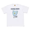Made Human Little Fresh Dolphin Niedźwiedź Niedźwiedź Lody Krótki Rękaw Tee Styl Men's and Women's T-shirt Lato