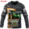 Men's Hoodies Men's & Sweatshirts Fashion Beautiful Tractor 3D Fully Printed Unisex Zipper Hoodie Casual Street Harajuku Pullover Long