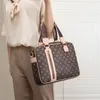 Casual Briefcase Lady's Handbag Large Capacity Versatile Temperament Men's Single Shoulder Diagonal Computer Bag220L