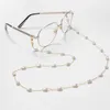 Сладкие бокалы для женщин для женщин Boho Жемчужные бусины солнцезащитные очки ожерелье на колье