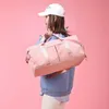 Al0lulu yoga çantası çift kuru ve ıslak ayırma spor çantası yüzme eğitim spor çantaları taşınabilir messenger seyahat