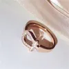 Designer Horseshoe Buckle Rings Ladies Luxury Adjustable Ring Fashion High Quality Jewelry Suitable For Wedding Party Attendance