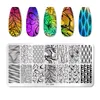 Nail Art Stamping Templates Plates Set Flower Butterfly Geometric Scheme Design Nails Beelde Stamp Roestvrijstalen platen Manicure Tools