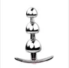 Anchor Shaped Stainless Steel Anal Plug Butt Crystal Jewelry Metal Anus Beads Expander Dilator Dildo G Spot Prostate Massager Beauty Items