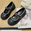Designer Loafers Women Dress Shoes Luxury Doll Pump Mary Jane Shoes Round Toes EU35-40 With Box Wedding Party Dresses