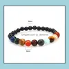 Kralen strengen armbanden sieraden nieuwe Galaxy acht planeten kralen armband mannen natuursteen universum zonnestelsel yoga chakra voor vrouwen die