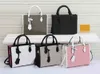 Горячая мода Onthego M45779 Женщины роскошные дизайнеры сумки модные кожаные сумочки мессенджеры кросс -кусочки кошельки кошельки рюкзак 25 см.