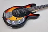 Guitare basse électrique 5 cordes Tobacco Sunburst avec micros Humbuckers