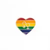 2022 Neue europäische und amerikanische Straße Explosion Zaubern schwule LGBT Les Rainbow Badge Brosche Liebe Modeaccessoires Fabrik Großhandel Großhandel