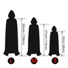 Custom Kids Hooded Cape Cloak Children Witch Red Black Halloween Cosplay Costumes Scary Drop 220616