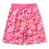 Masculino shorts shorts de verão fashion homem mulher mulher de alta qualidade calças azuis rosa tamanho m-xxl kzs2