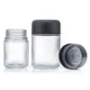 150ml 5 oz Transparent Child Resistant Glass Jars Cosmetic jar Children Proof Food Storage Containers Cans