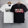 Famous Mens High Quality T Shirt Letter Print Round Neck Short Sleeve Black White Fashion Men Women Quality Tees t9