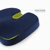 U em forma de almofada de assento de viagem cocccyx cadeira de massagem ortopédica cadeira de almofada de carro de escritório memória espuma fronha suportável Sciatica dor alívio 220402