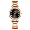 Luxo Montre Quartz assiste Womens Steel Strap Watch Fashion Wristwatches for Women Y0455