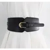 Belts 89cm Female Wide Elastic Waistband Oval Pin Buckle Belt For Women Cinch Waist Stretch Band Overcoat Dress Clothing DecorateBelts