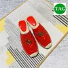 2022 designer slippers Cord Platform matelasse leather espadrilles Flats women sandal shoes Apricot red dark green white mules loafers summer luxury womens slides