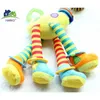 Skaller för Baby Giraffe Animal Handbells Rattles Plush Infant Baby Development Handle Childrens Toys With Teether Baby Toy 220531