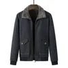 Men Jacket Parkas Coats Winter Brand Clothing Denim Jacket Male Jeans Jacket Thick Warm Fleece Outwear Mens Cowboy 5XL 220804