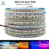 Bandes Haute Luminosité DC12V SMD2835 120leds / m 5mmPCB Festive Flexible Décoration Bande de Lumière Douce Pour Vitrine Bâtiment modélisé LED