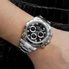 Uxury Watch Date GMT Sun Xiaoxiao Ditong tar en helt automatisk mekanisk rörelse Men's Watch Panda Yu Wenles samma Jindi Gray Green