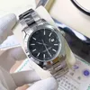 designer r wristwatch o watches l Luxury e brand x oyster type three needle calendar bar nail scale fine steel strip
